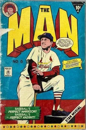 Stan Musial "The Man" Pop Fly Pop Shop Print #78 – Signed by Daniel Jacob Horine