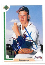Steve Avery Signed 1991 Upper Deck Baseball Card - Atlanta Braves