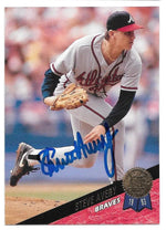 Steve Avery Signed 1993 Leaf Baseball Card - Atlanta Braves