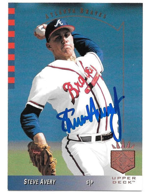 Steve Avery Signed 1993 SP Baseball Card - Atlanta Braves
