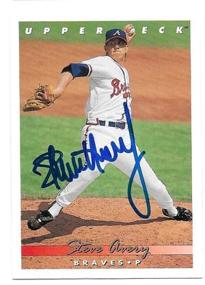 Steve Avery Signed 1993 Upper Deck Baseball Card - Atlanta Braves