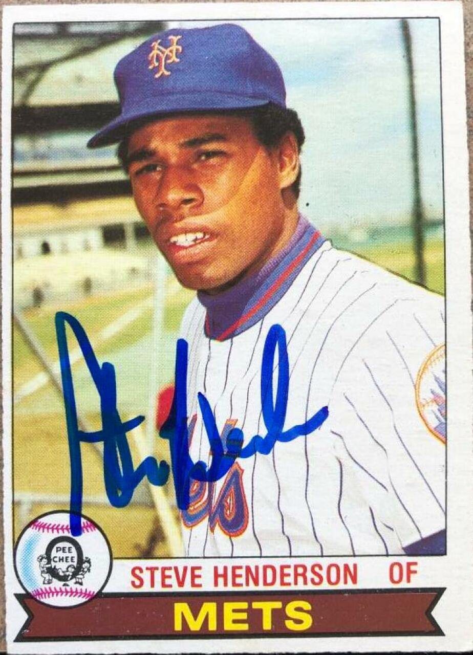 Steve Henderson Signed 1979 O-Pee-Chee Baseball Card - New York Mets - PastPros