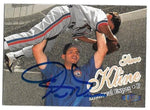 Steve Kline Signed 1998 Fleer Ultra Gold Medallion Baseball Card - Montreal Expos