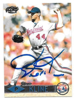 Steve Kline Signed 1999 Pacific Baseball Card - Montreal Expos
