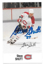 Steve Shutt Signed 1988-89 Esso NHL All-Star Collection Hockey Card - Montreal Canadiens