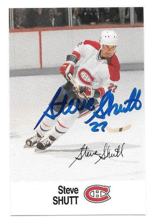 Steve Shutt Signed 1988-89 Esso NHL All-Star Collection Hockey Card - Montreal Canadiens - PastPros