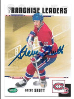 Steve Shutt Signed 2003-04 Parkhurst Original Six Hockey Card - Montreal Canadiens