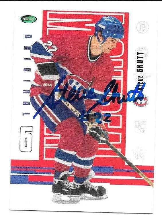 Steve Shutt Signed 2003-04 Parkhurst Original Six Hockey Card - Montreal Canadiens