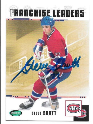 Steve Shutt Signed 2003-04 Parkhurst Original Six Hockey Card - Montreal Canadiens - PastPros