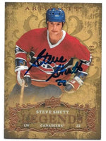 Steve Shutt Signed 2008-09 Upper Deck Artifacts Hockey Card - Montreal Canadiens