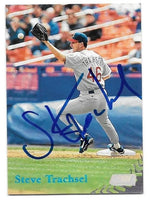 Steve Trachsel Signed 1998 Stadium Club Baseball Card - Chicago Cubs