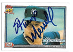 Stump Merrill Signed 1991 Topps Baseball Card - New York Yankees