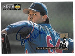 Tavo Alvarez Signed 1994 Collector's Choice Baseball Card - Montreal Expos