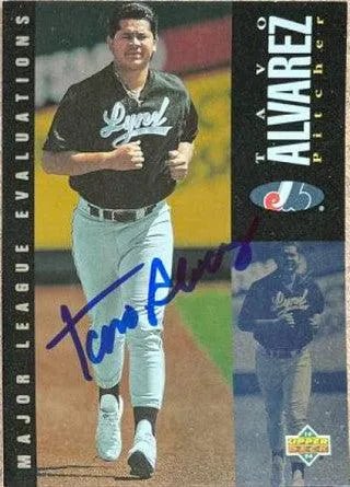 Tavo Alvarez Signed 1994 Upper Deck Minors Baseball Card - Montreal Expos #151