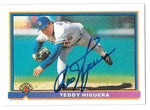 Ted Higuera Signed 1991 Bowman Baseball Card - Milwaukee Brewers