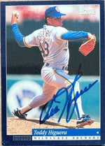Ted Higuera Signed 1994 Score Baseball Card - Milwaukee Brewers