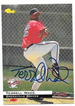 Terrell Wade Signed 1994 Classic Baseball Card - Greenville Braves