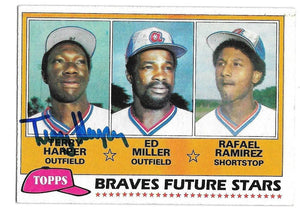 Terry Harper Signed 1981 Topps Baseball Card - Atlanta Braves