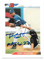 Terry Shumpert Signed 1992 Bowman Baseball Card - Kansas City Royals - PastPros