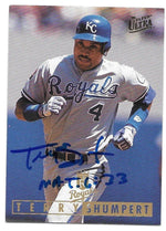 Terry Shumpert Signed 1993 Fleer Ultra Baseball Card - Kansas City Royals