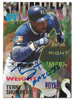 Terry Shumpert Signed 1995 Fleer Ultra Baseball Card - Kansas City Royals