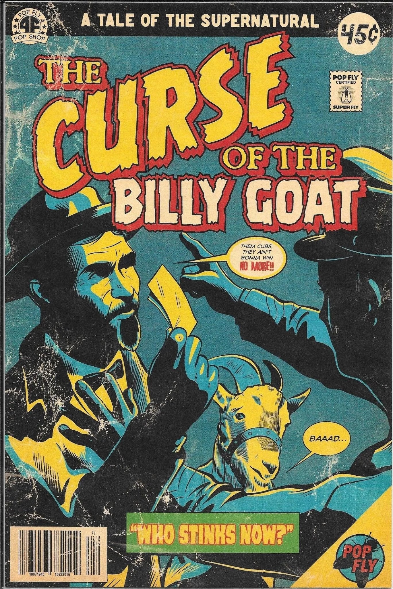 "The Curse of the Billy Goat" Pop Fly Pop Shop Print #72 – Signed by Daniel Jacob Horine