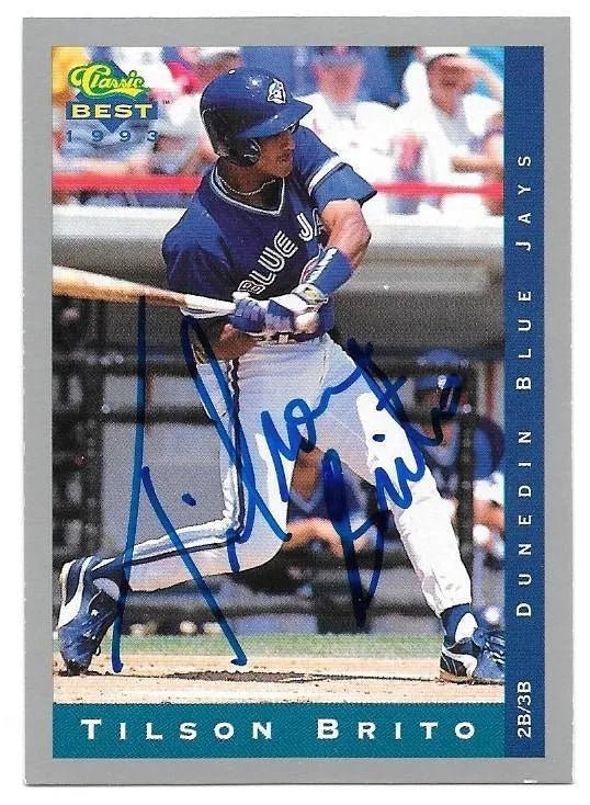 Tilson Brito Signed 1993 Classic Best Baseball Card