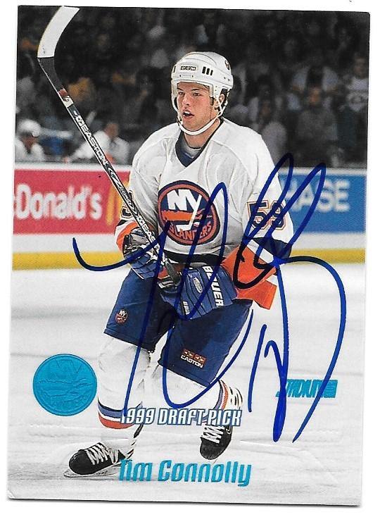 Tim Connolly Signed 1999-2000 Stadium Club Hockey Card - New York Islanders - PastPros
