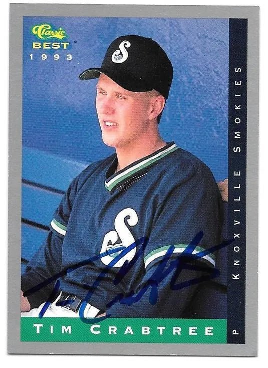 Tim Crabtree Signed 1993 Classic Best Baseball Card