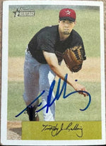 Tim Redding Signed 2002 Bowman Heritage Baseball Card - Houston Astros