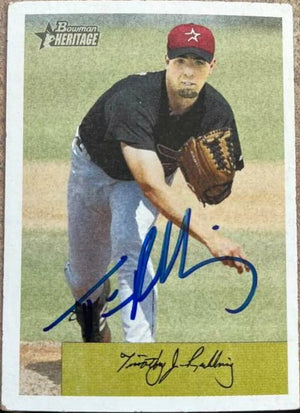 Tim Redding Signed 2002 Bowman Heritage Baseball Card - Houston Astros - PastPros