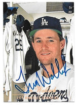 Tim Wallach Signed 1994 Studio Baseball Card - Los Angeles Dodgers