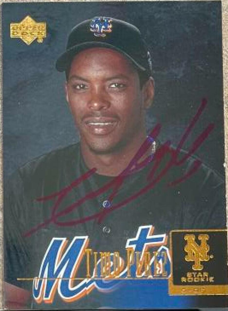 Timo Perez Signed 2001 Upper Deck Baseball Card - New York Mets - PastPros