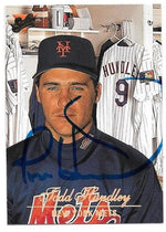 Todd Hundley Signed 1994 Studio Baseball Card - New York Mets