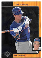 Todd Hundley Signed 1996 SP Baseball Card - New York Mets