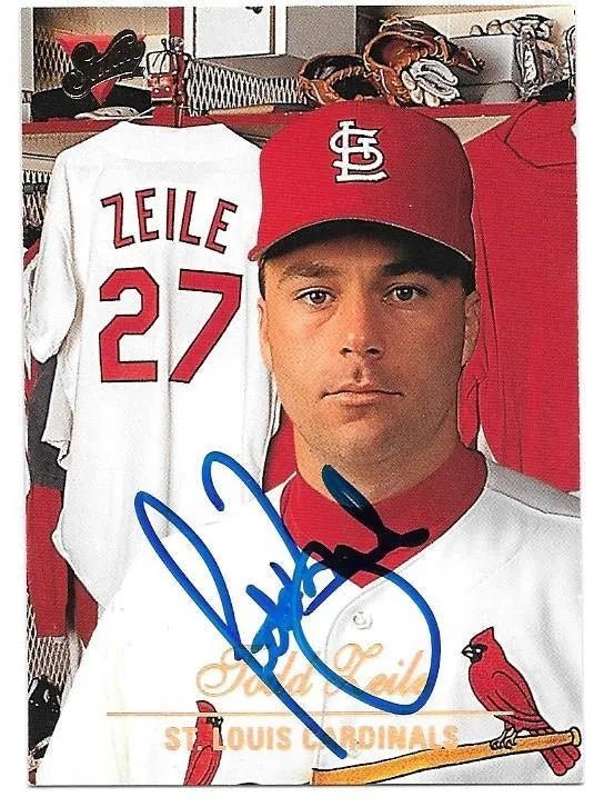 Todd Zeile Signed 1994 Studio Baseball Card - St Louis Cardinals