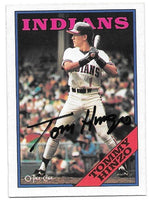 Tommy Hinzo Signed 1988 O-Pee-Chee Baseball Card - Cleveland Indians - PastPros