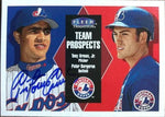 Tony Armas Jr Signed 2000 Fleer Tradition Baseball Card - Montreal Expos