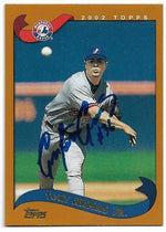 Tony Armas Jr Signed 2002 Topps Baseball Card - Montreal Expos