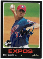 Tony Armas Signed 2002 Upper Deck Vintage Baseball Card - Montreal Expos