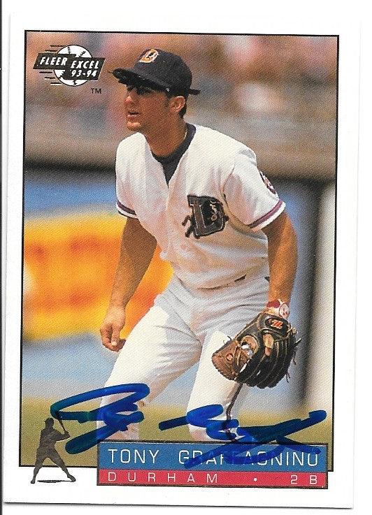 Tony Graffagnino Signed 1993-94 Fleer Excel Baseball Card - Durham Bulls - PastPros