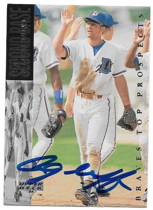 Tony Graffagnino Signed 1994 Upper Deck Minors Baseball Card - Atlanta Braves