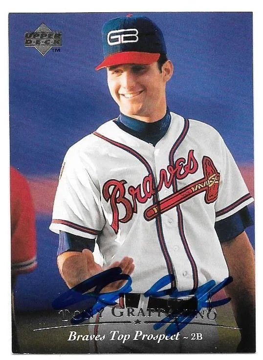 Tony Graffagnino Signed 1995 Upper Deck Minors Baseball Card - Atlanta Braves