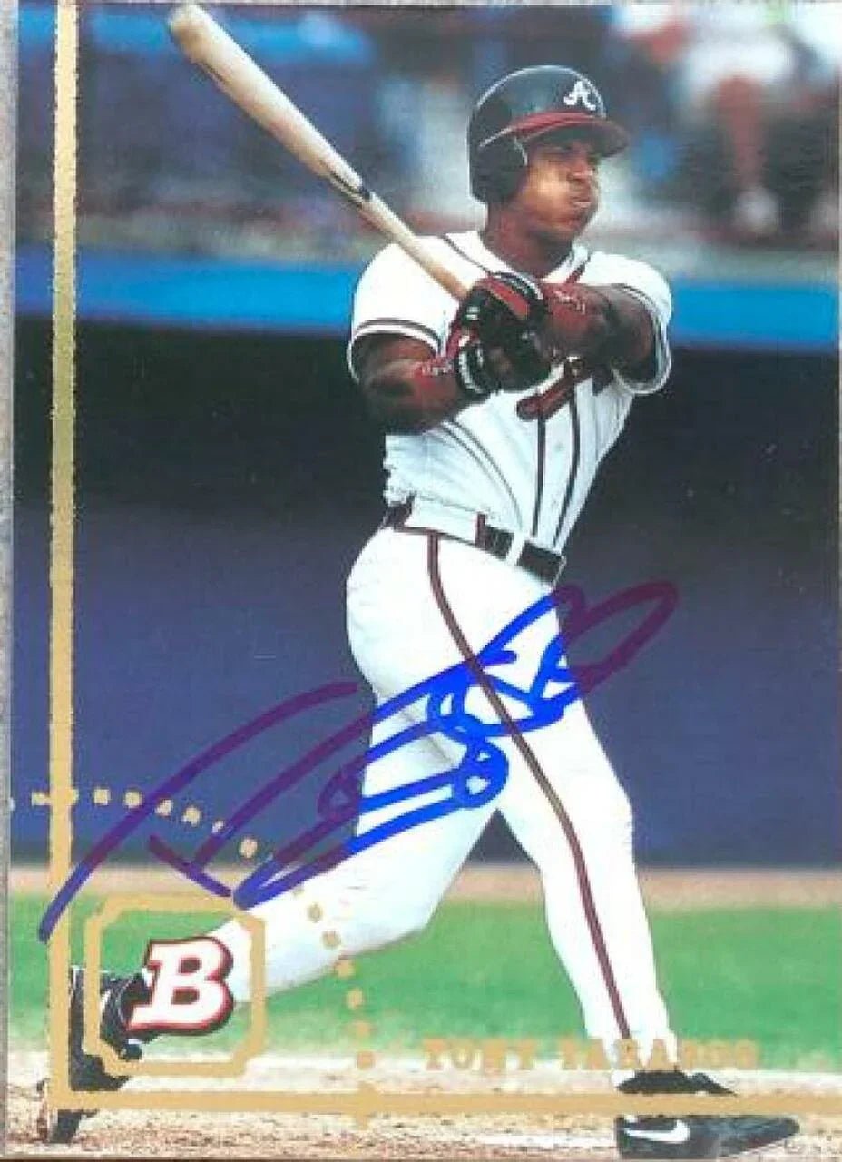 Tony Tarasco Signed 1994 Bowman Baseball Card - Atlanta Braves