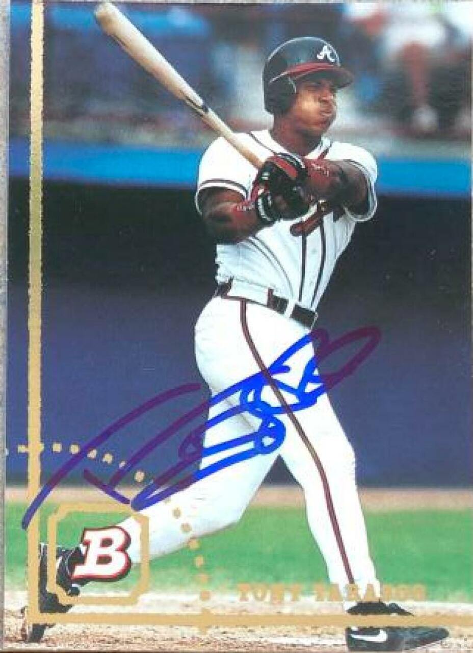 Tony Tarasco Signed 1994 Bowman Baseball Card - Atlanta Braves - PastPros