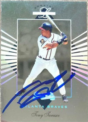 Tony Tarasco Signed 1994 Leaf Limited Baseball Card - Atlanta Braves