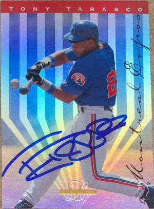 Tony Tarasco Signed 1995 Leaf Limited Baseball Card - Montreal Expos - PastPros