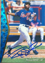 Tony Tarasco Signed 1995 SP Baseball Card - Montreal Expos