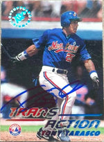 Tony Tarasco Signed 1995 Stadium Club Baseball Card - Montreal Expos