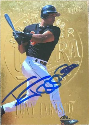 Tony Tarasco Signed 1996 Fleer Ultra Gold Medallion Baseball Card - Baltimore Orioles